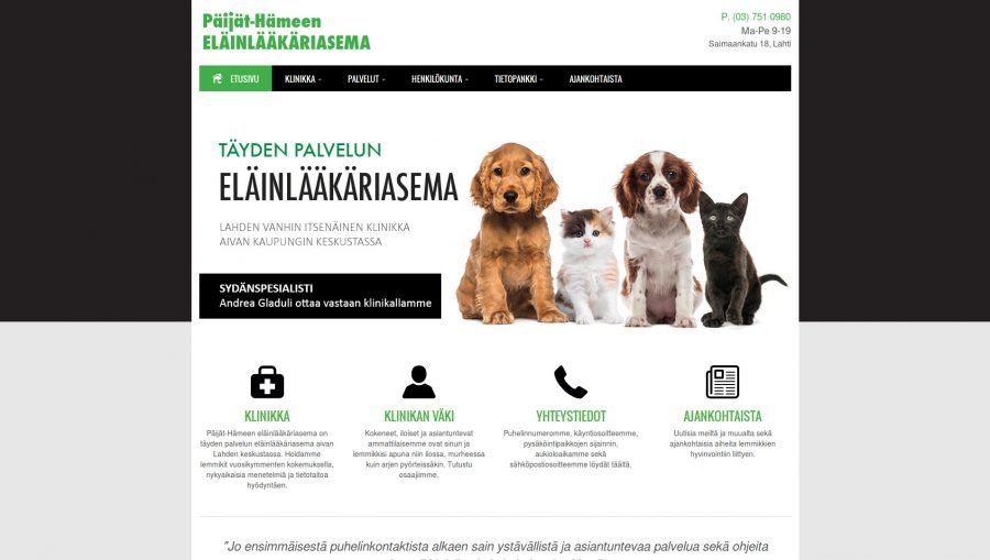 Päijät-Hämeen Eläinlääkäriasema - Eläinlääkä